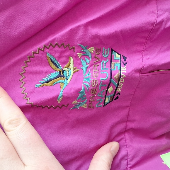 Vintage 80s Oversized Colourful Anorak - Picture 3 of 10